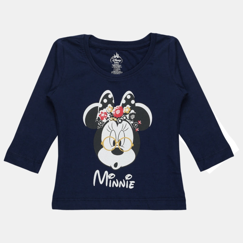 Baby Girls Minnie & Friends T-Shirt Round Neck Full Sleeves - Bodycare