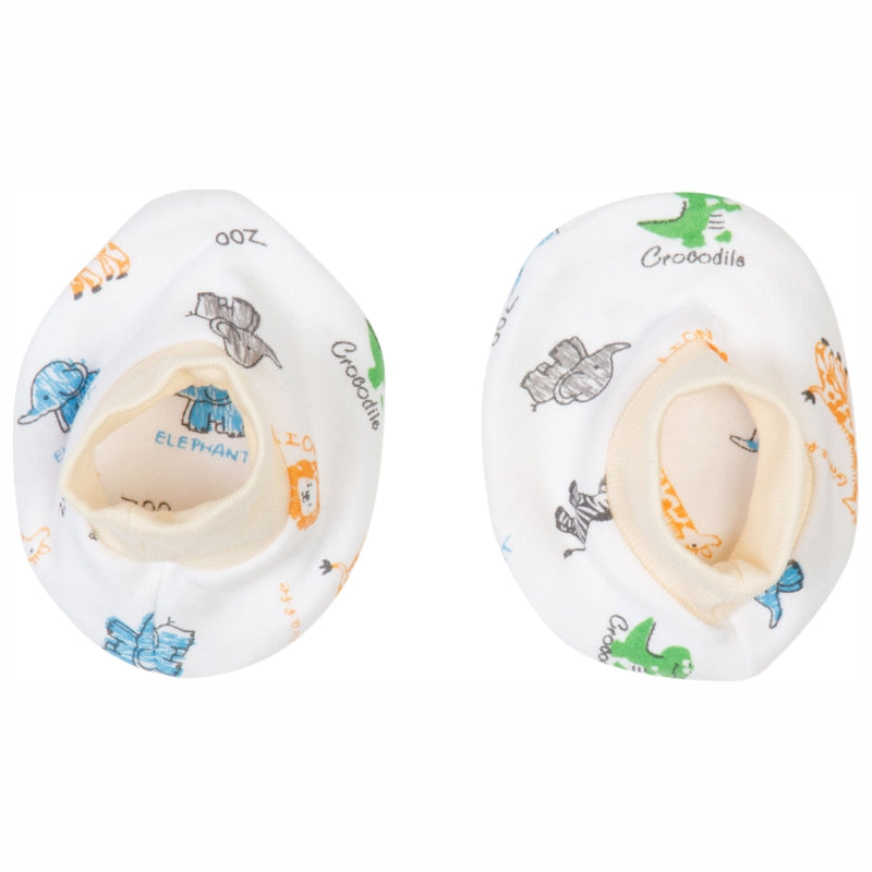 Bodycare Unisex Baby Printed Booties Pack Of 6