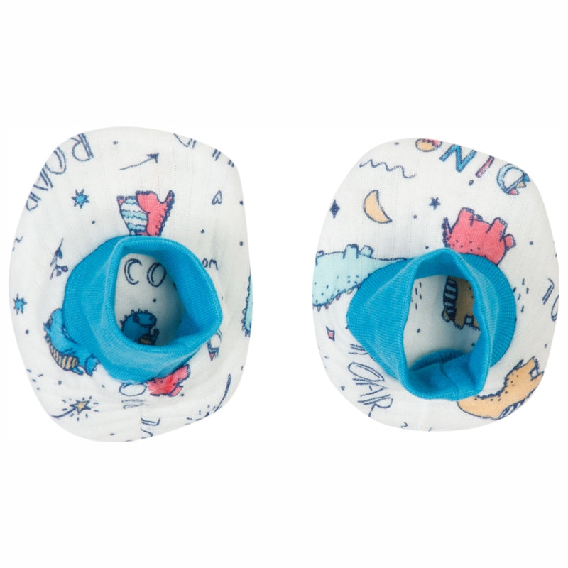 Bodycare Unisex Baby Printed Booties Pack Of 6