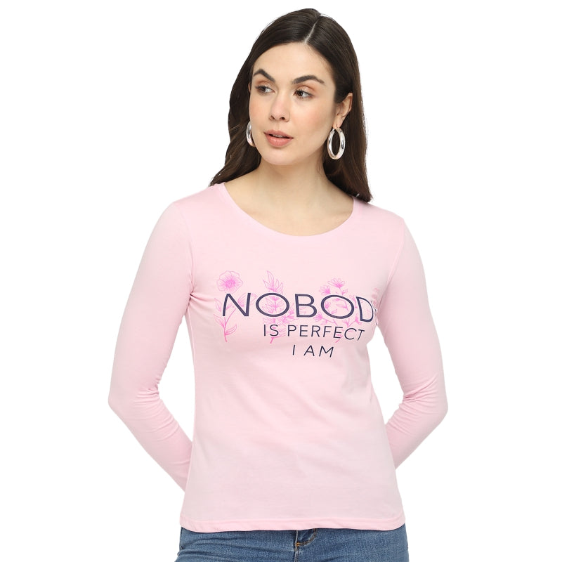 DYCA Women T-shirt Round Neck Full Sleeves