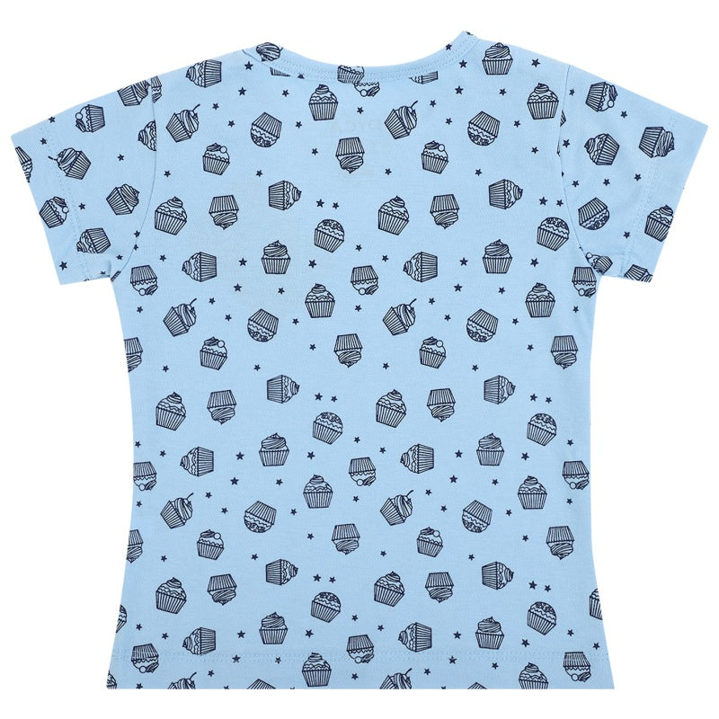 DYCA Girls Tshirt Round Neck Half Sleeves Pack Of 2