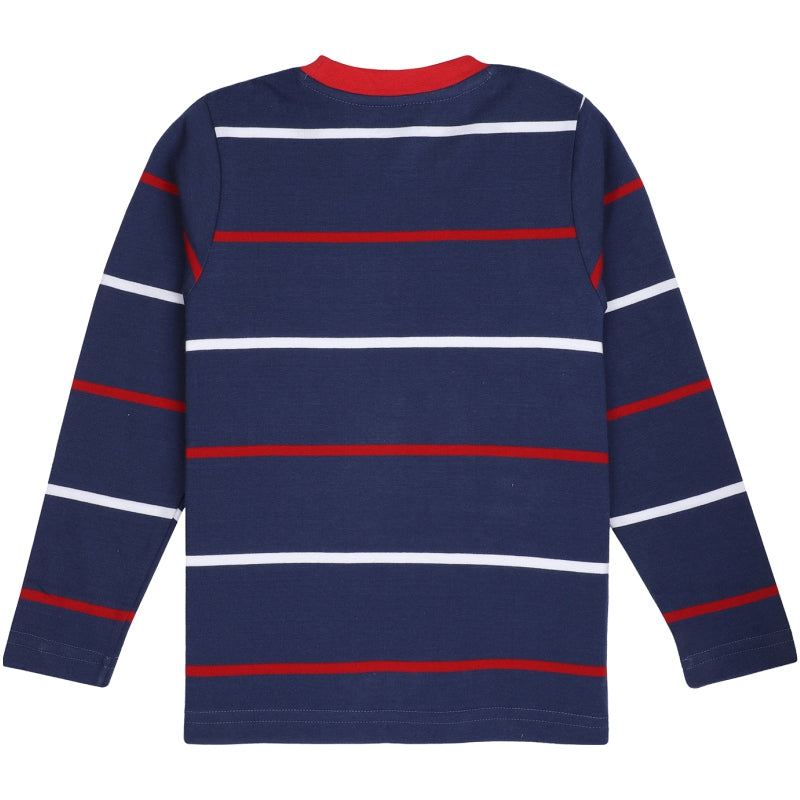 Bodycare Boys Tshirt Striped Round Neck Full Sleeves