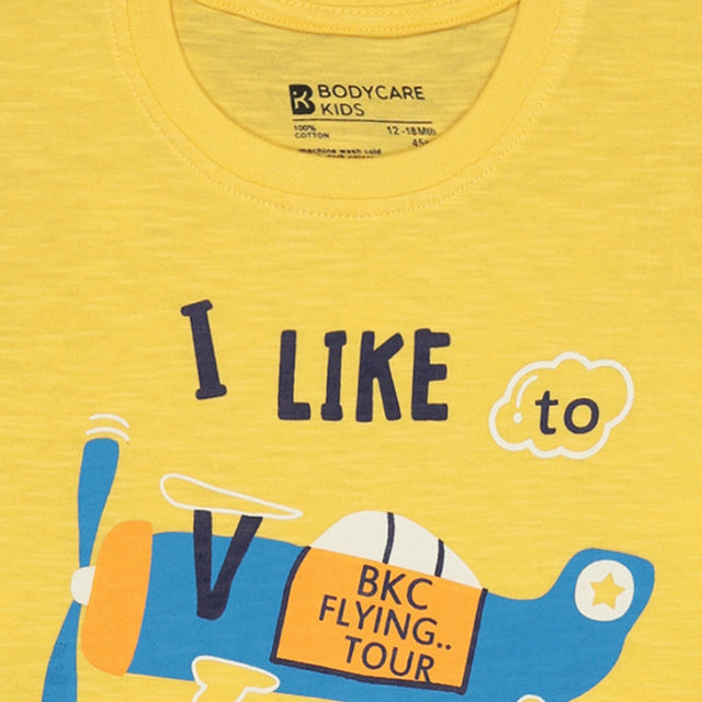 Baby Boys 100% Cotton T-Shirt - Bodycare