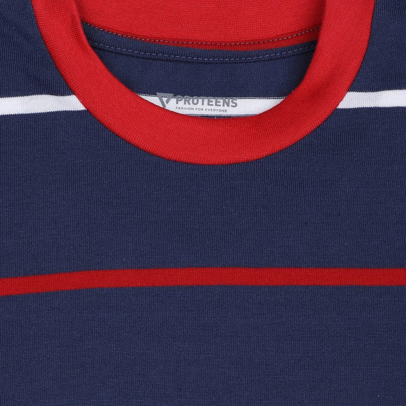 Bodycare Boys Tshirt Striped Round Neck Full Sleeves