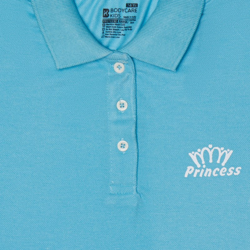 Bodycare Girls Polo Neck Half Sleeves Tshirt
