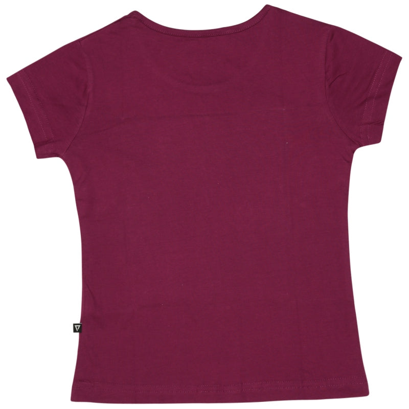 Bodycare Girls Cotton Round Neck Half Sleeves Tshirt Pack Of 2