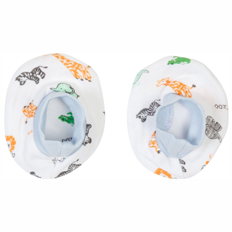 Bodycare Unisex Baby Printed Booties Pack Of 6