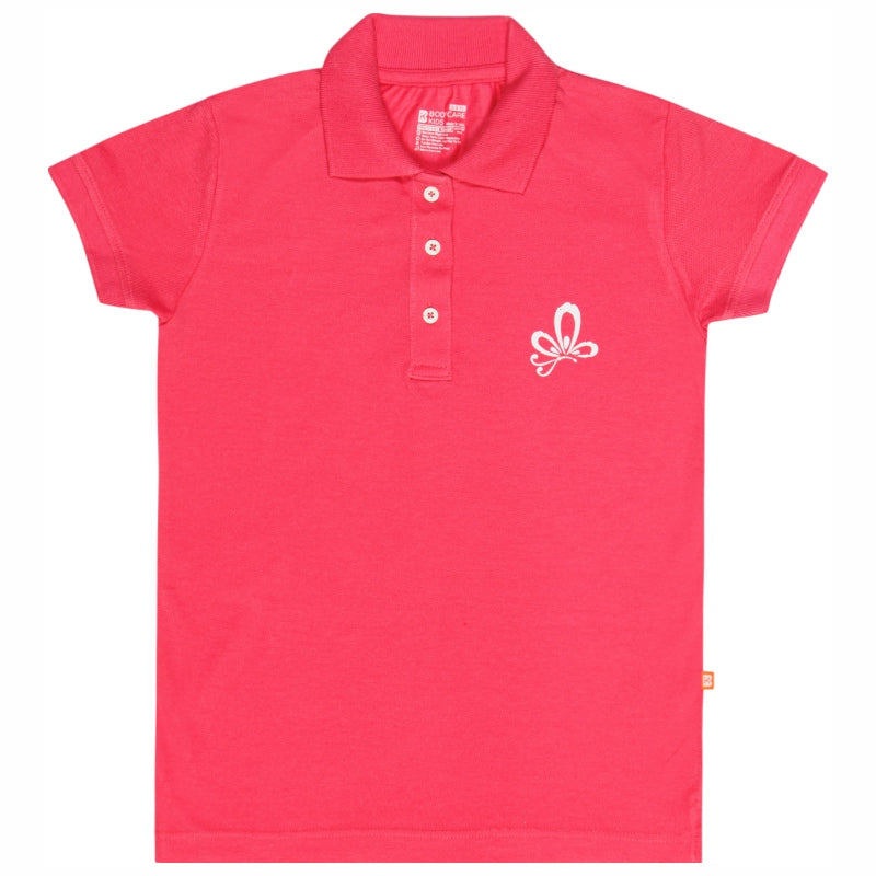 Bodycare Girls Polo Neck Half Sleeves Tshirt