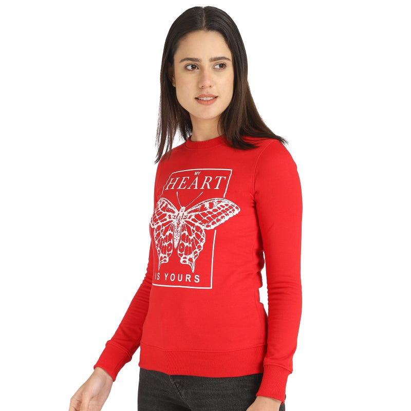 DYCA Women Cotton Cotton Full Sleeves Sweatshirt