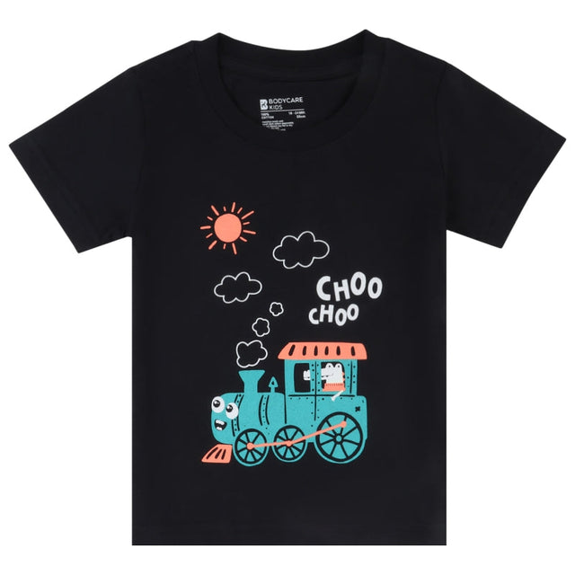 Baby Boys T-Shirt Round Neck Half Sleeves - Bodycare