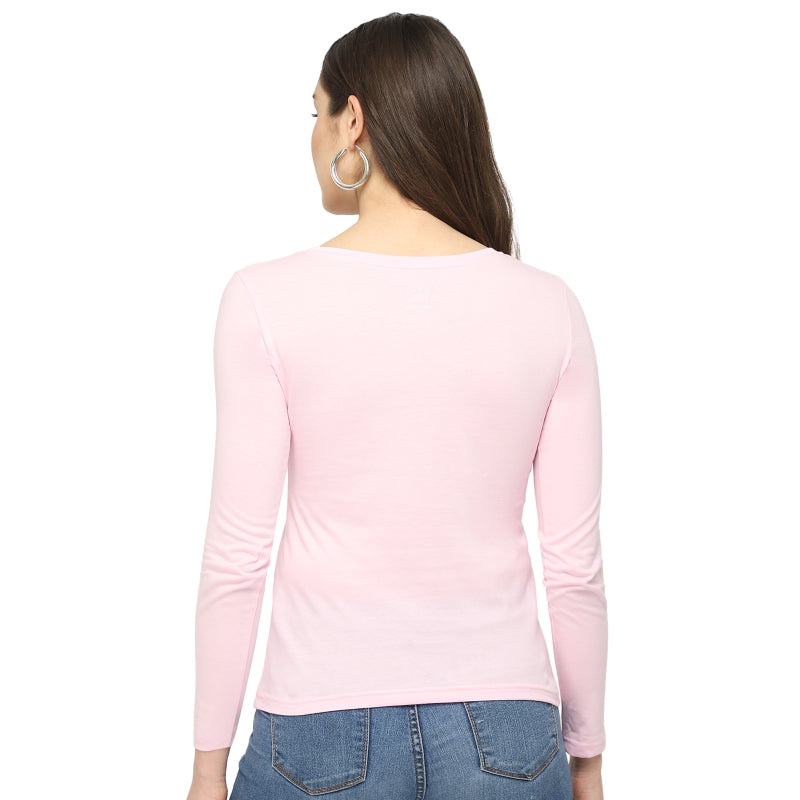 DYCA Women T-shirt Round Neck Full Sleeves