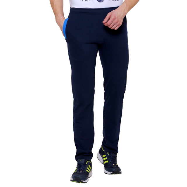 Men Cotton Track Pant with Side Pockets for Comfortable Lounge Wear, Casual Wear and Easy Everyday Movement - Pack of 1