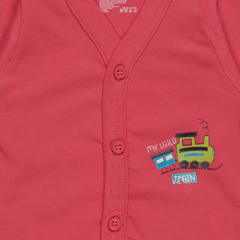 Unisex Vest Front Open Full Sleeves Pack of 3