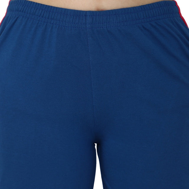 Women 100% Cotton Shorts Side Pockets - Bodycare