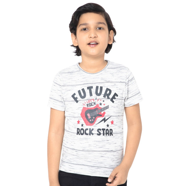 Boys 100% Cotton T-Shirt Round Neck Half Sleeves Pack of 1 - Bodycare