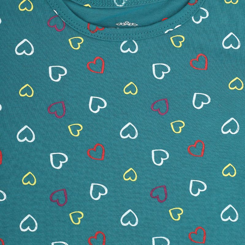 DYCA Girls Round Neck Half Sleeves T-Shirt