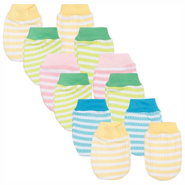 Unisex Baby Mittens Pack of 6 - Bodycare