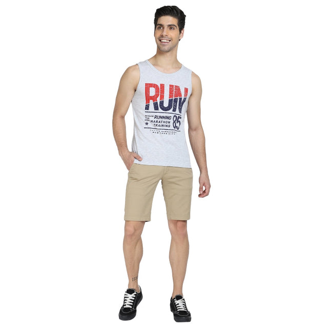 Men T-Shirt Round Neck Sleeveless - Bodycare