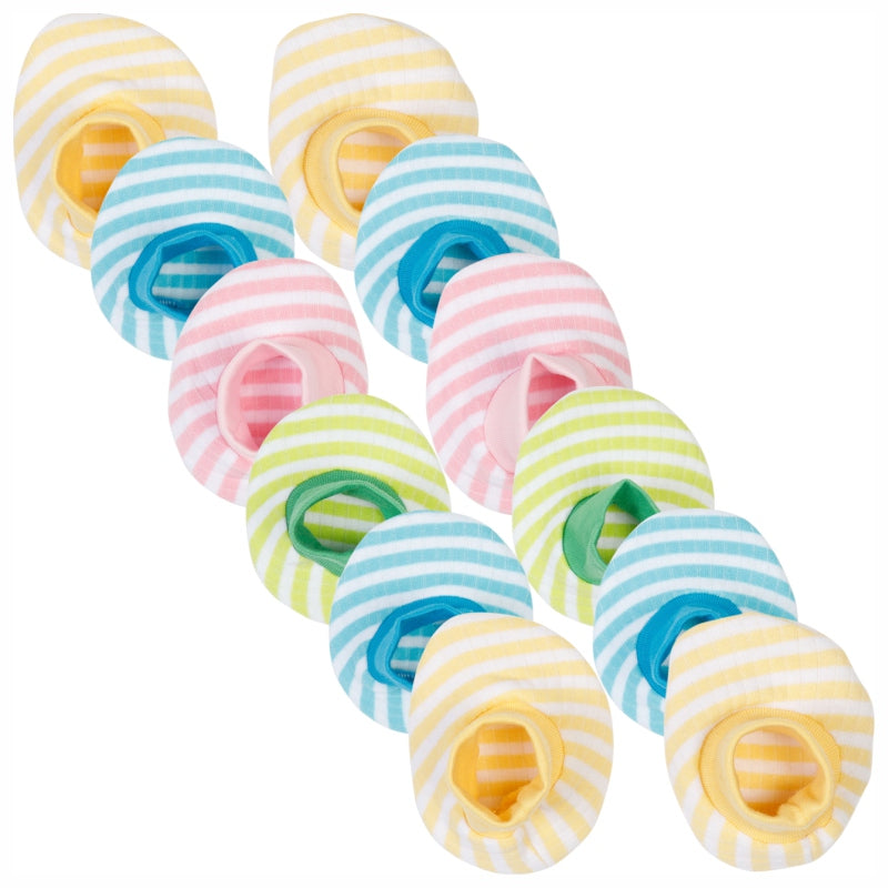 Bodycare Unisex Baby Printed Booties Pack Of 6