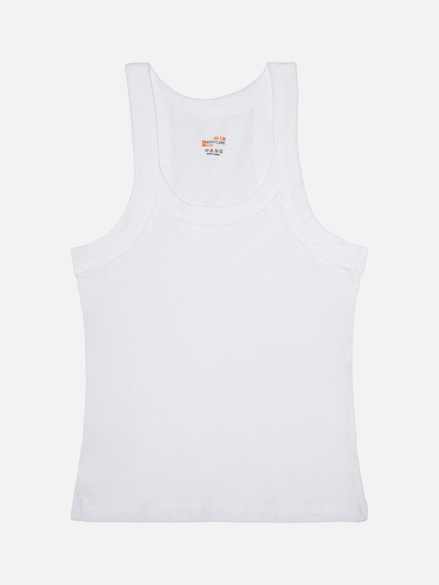 Boys Cotton Vest with Regular Fit and Sleeveless Design for Lightweight Everyday Innerwear Comfort - Pack of 1