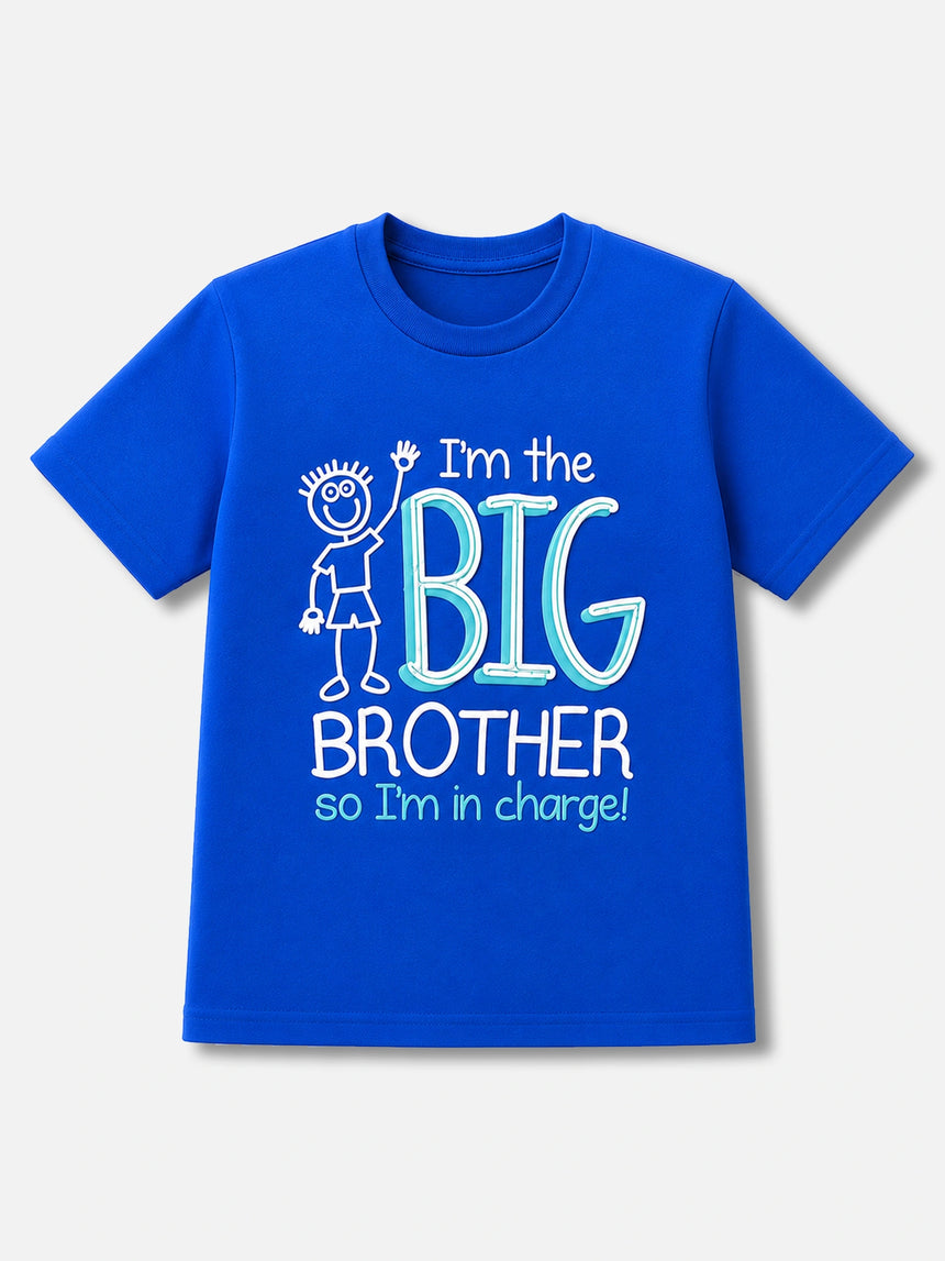 Boys 100% Cotton T-Shirt Round Neck Half Sleeves