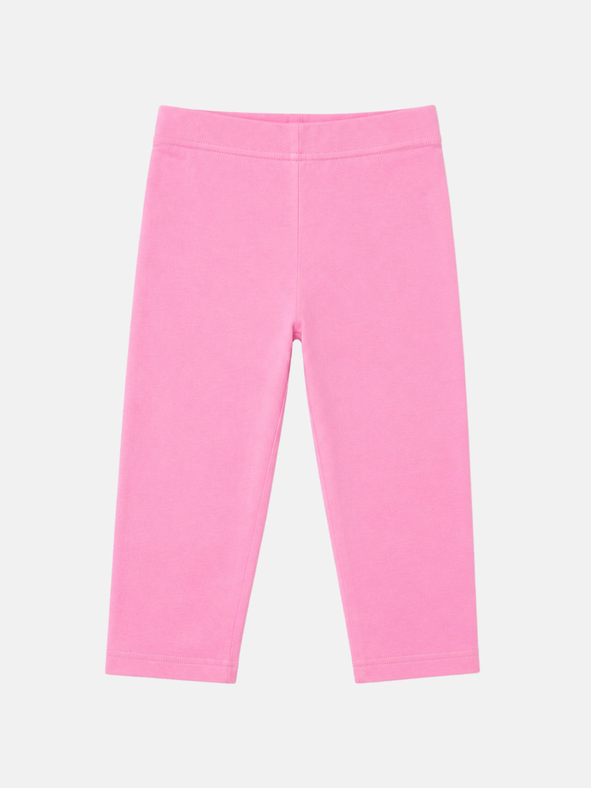 Girls Solid Cotton Leggings with Regular Casual Fit, Comfortable Stretch Feel and Easy Movement - Pack of 2