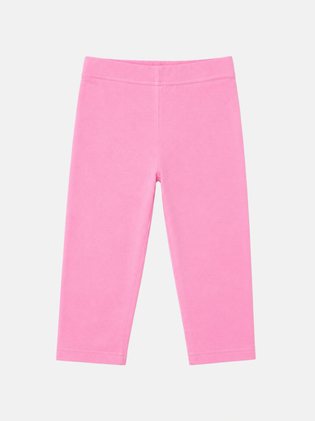 Girls Solid Cotton Leggings with Regular Casual Fit, Comfortable Stretch Feel and Easy Movement - Pack of 2