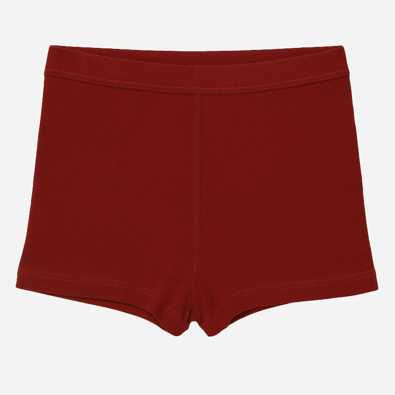 Bodycare Girls Boyshorts Solid Maroon & Blue Pack Of 2
