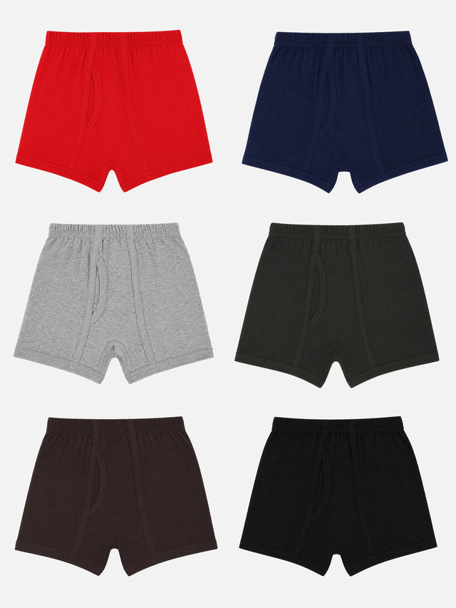Boys Trunk Inner Elastic Pack of 6