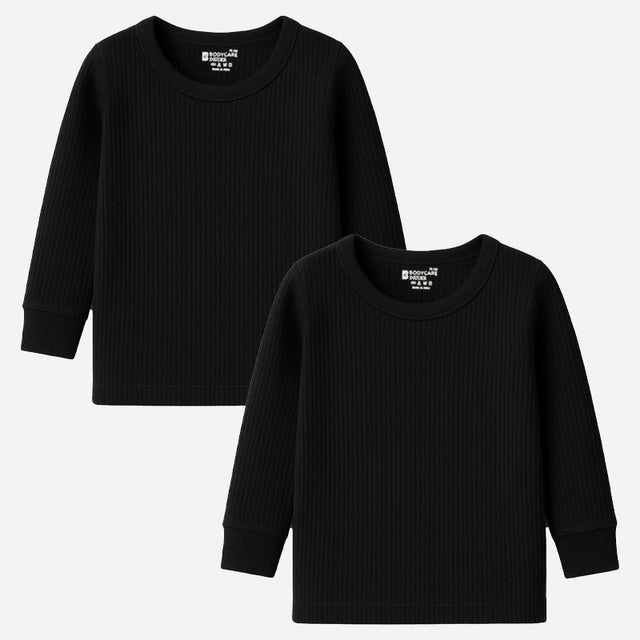 Unisex Antibacterial Thermal Top Round Neck Full Sleeves Pack of 2 - Bodycare