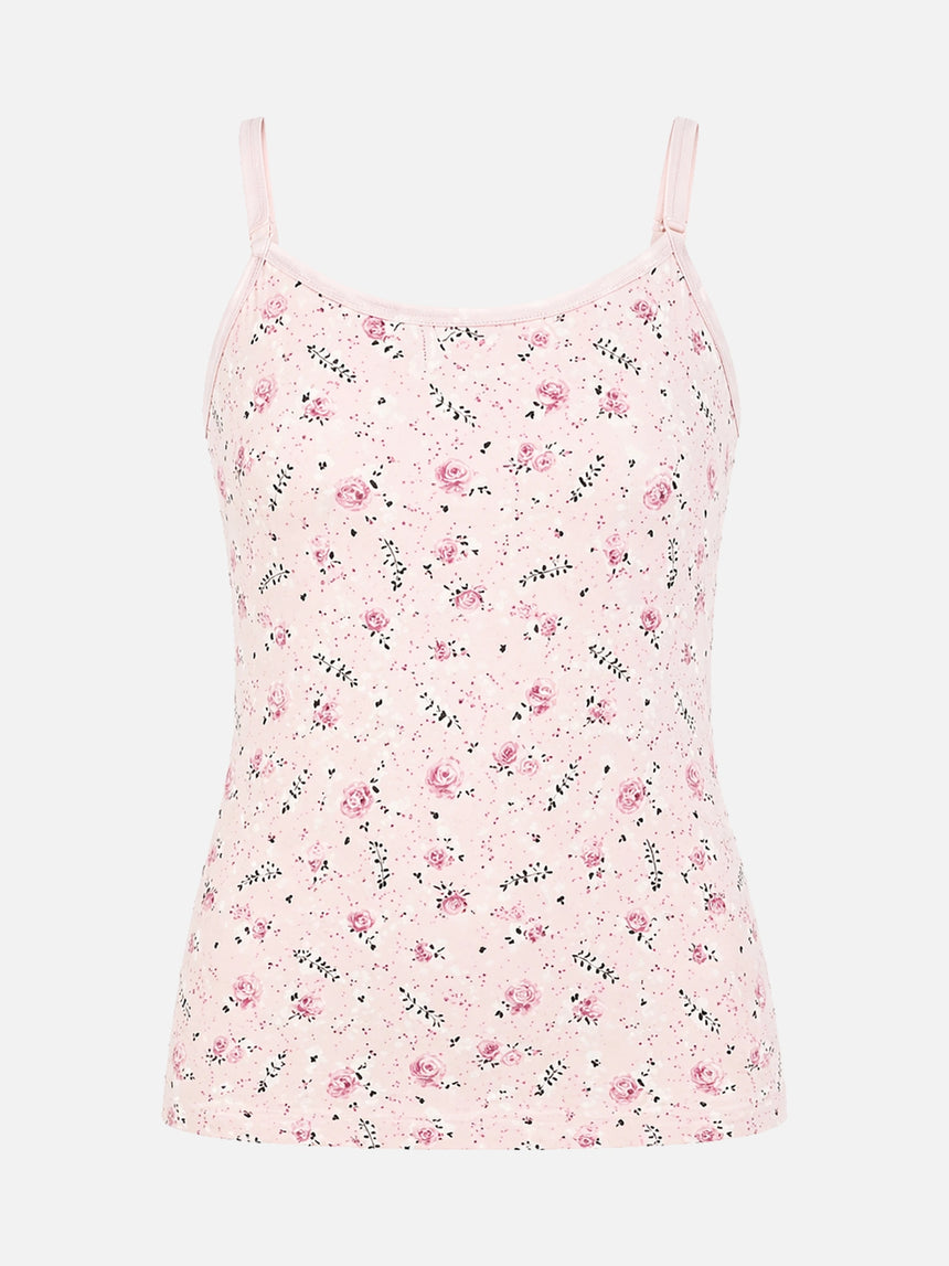 Girls Cotton Vest Round Neck Sleeveless