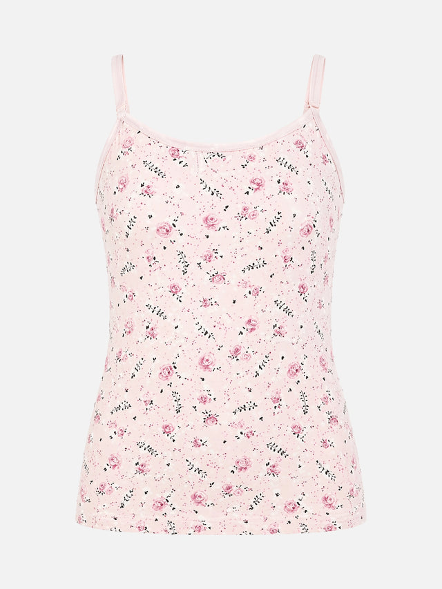 Girls Cotton Round Neck Sleeveless Vest for Everyday Innerwear Comfort and Easy Layering as a Wardrobe Essential