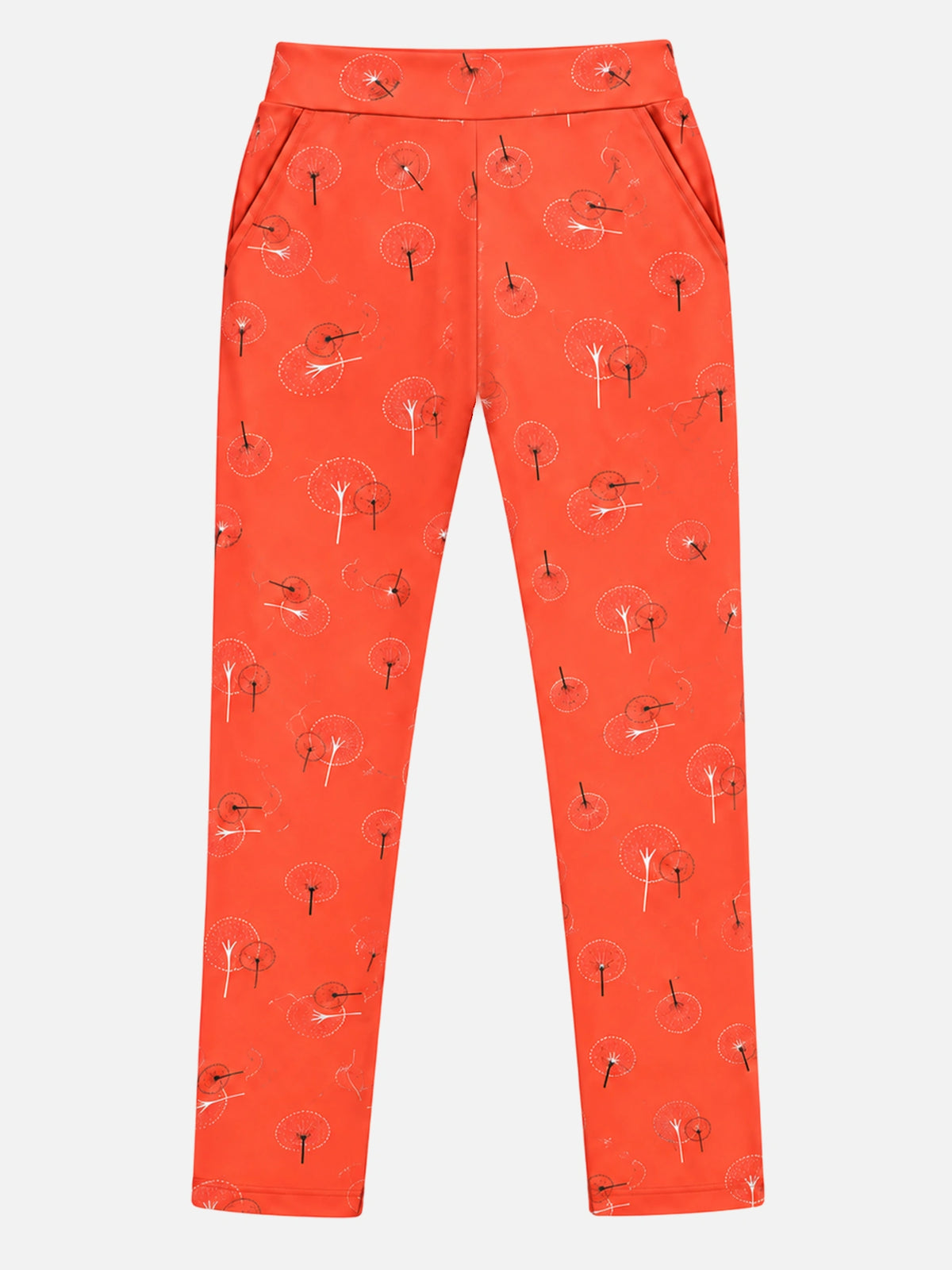 Women 100% Cotton Lower Pyjama with Side Pockets and Skinny Fit Track Pant Style for Casual Active Wear