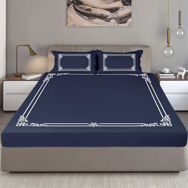 King Size Cotton Fitted Bedsheet Camel Beige - Bodycare