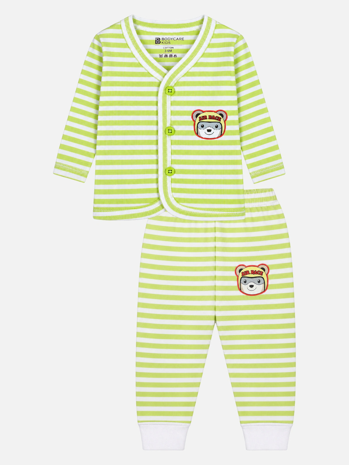 Unisex Thermal Set with Front Open Full Sleeves Design for Winter Layering Comfort and Easy Dressing - Pack of 1
