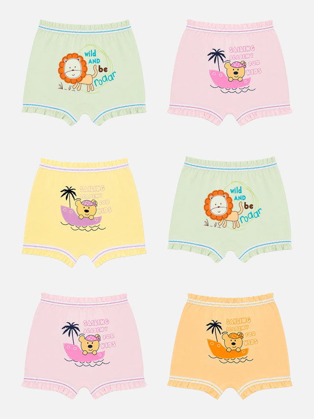 Unisex 100% Cotton Bloomer Pack of 6