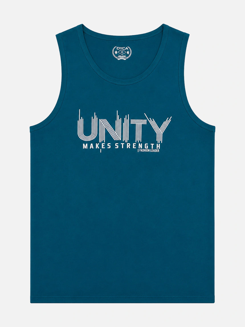 Men T-Shirt Round Neck Sleeveless