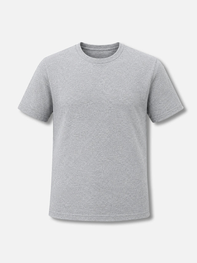 Men T-Shirt Round Neck Half Sleeves with Solid Styling for Everyday Casual Wear and Easy Layering Comfort