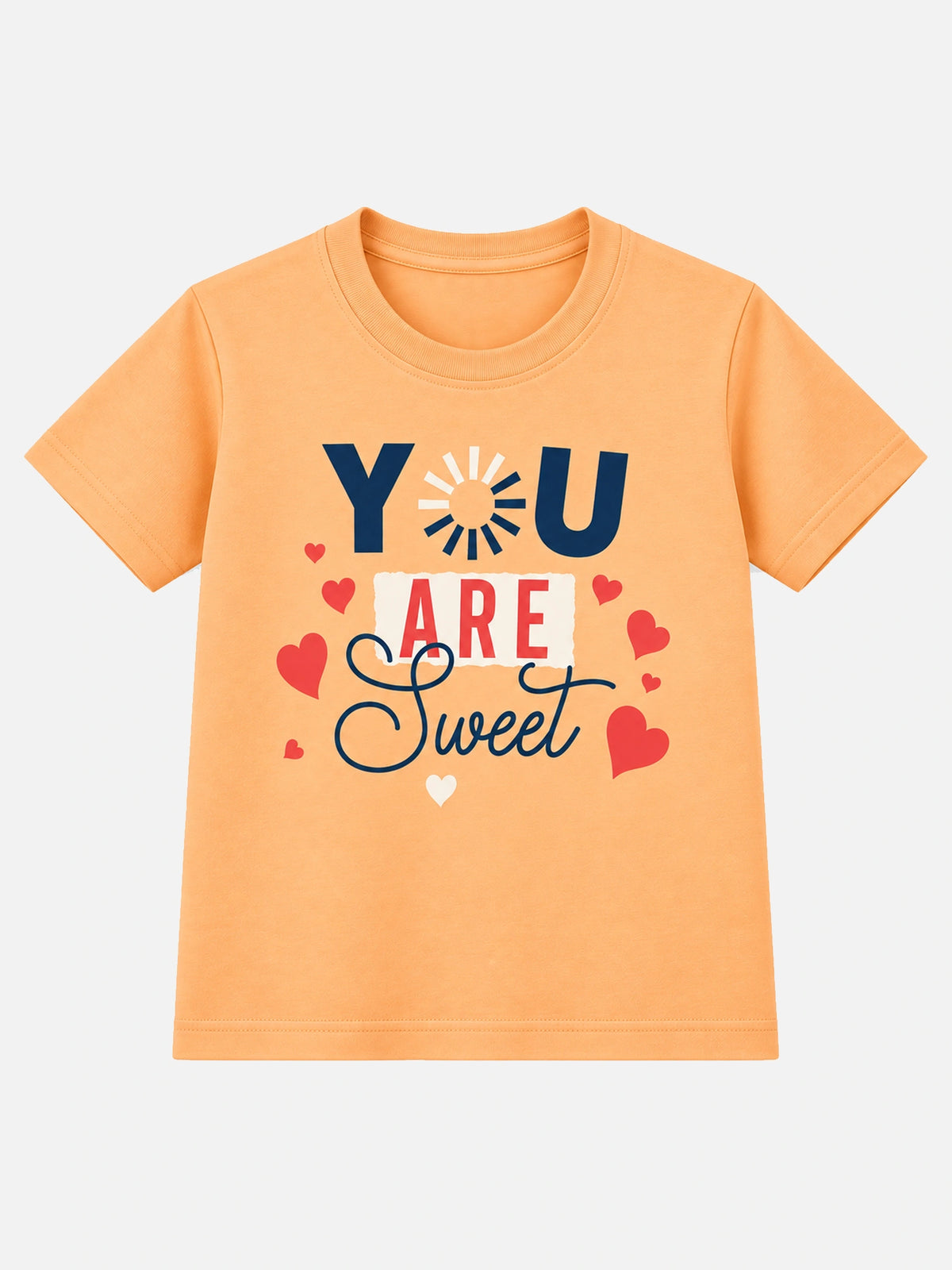 Girls Cotton Round Neck Half Sleeves T-Shirt for Casual Wear, Easy Movement and Everyday Wardrobe Use
