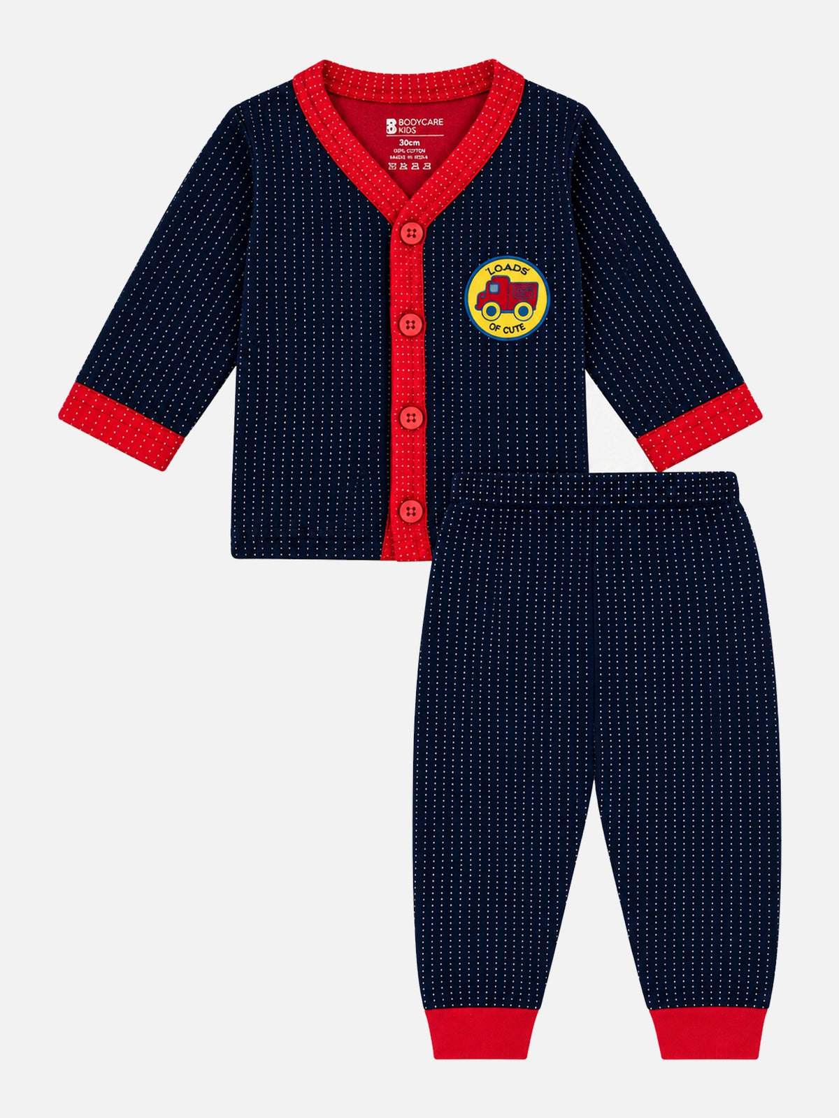 Unisex Pyjama Front Open Full Sleeves for Sleepwear, Lounge Wear and Comfortable Night-Time Dressing Essentials