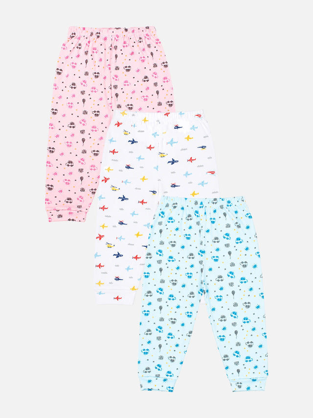 Unisex Soft Pyjama for Comfortable Sleepwear, Lounge Wear and Everyday Nightwear Essentials - Pack of 3