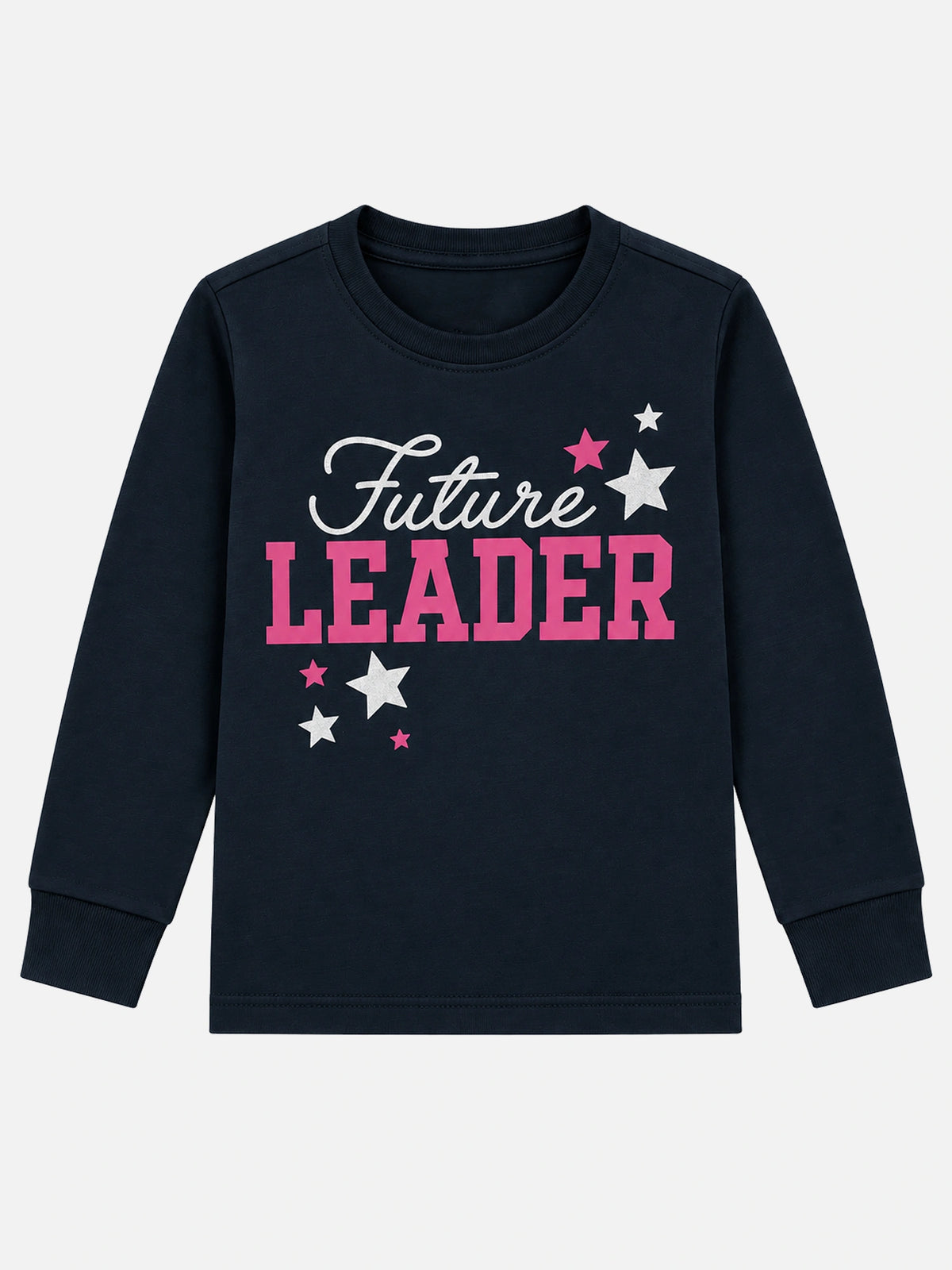 Girls Printed Round Neck Full Sleeve T-Shirt for Casual Wear, Comfortable Coverage and Regular Wardrobe Use - Pack of 1