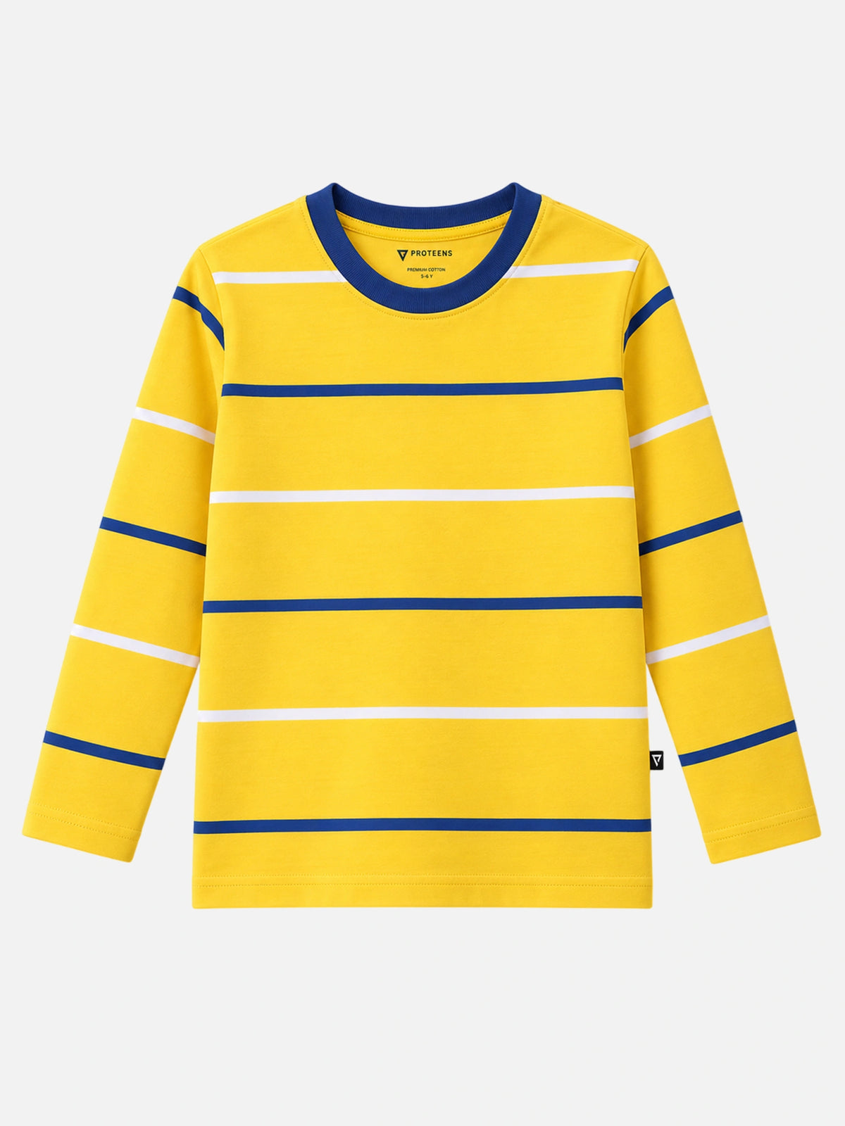 Boys Printed T-Shirt with Round Neck and Full Sleeves for Comfortable Casual Wear and Regular Everyday Use