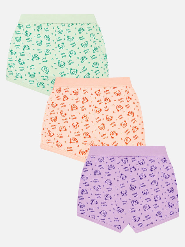 Unisex 100% Cotton Bloomer with Lycra Band for Everyday Innerwear Comfort and Baby Essentials - Pack of 3