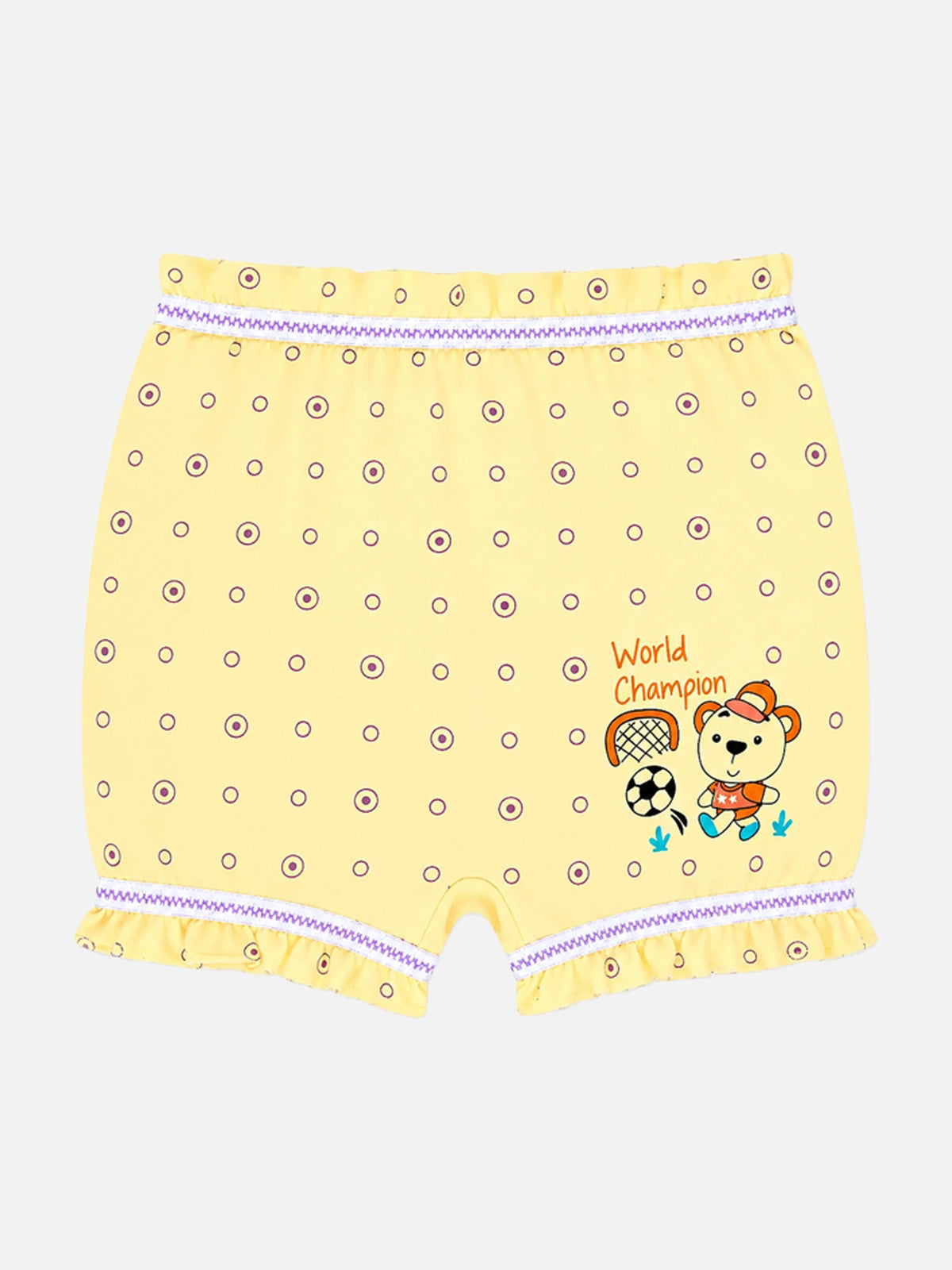 Unisex 100% Cotton Printed Bloomer for Comfortable Innerwear Essentials and Everyday Use - Pack of 6