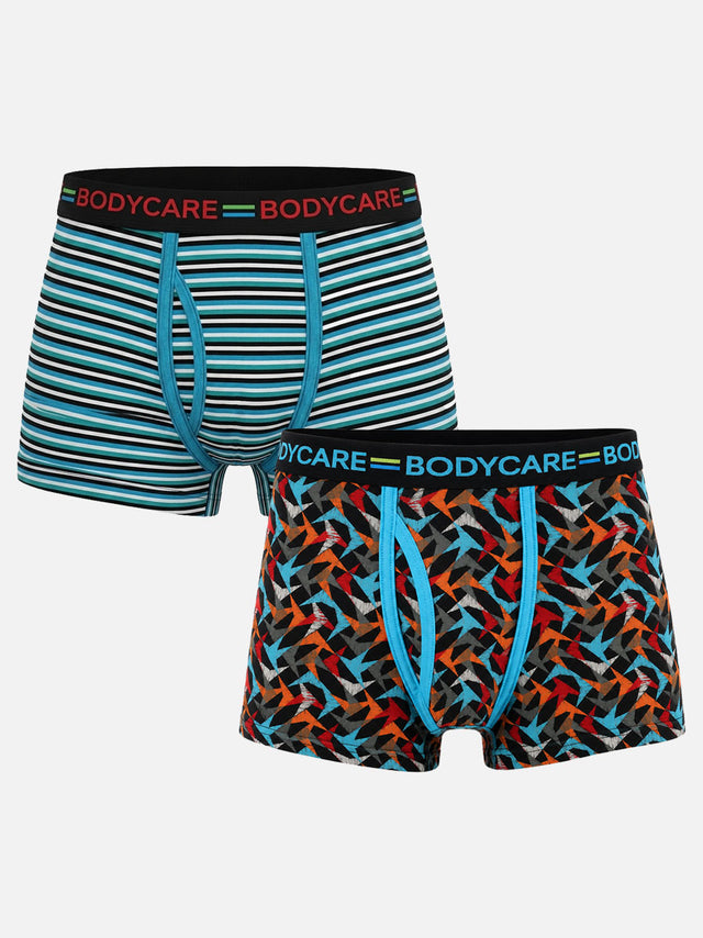 Boys Cotton Solid Innerwear Trunks with Top Elastic, Soft Breathable Fabric and Comfortable Stretch Fit - Pack of 2