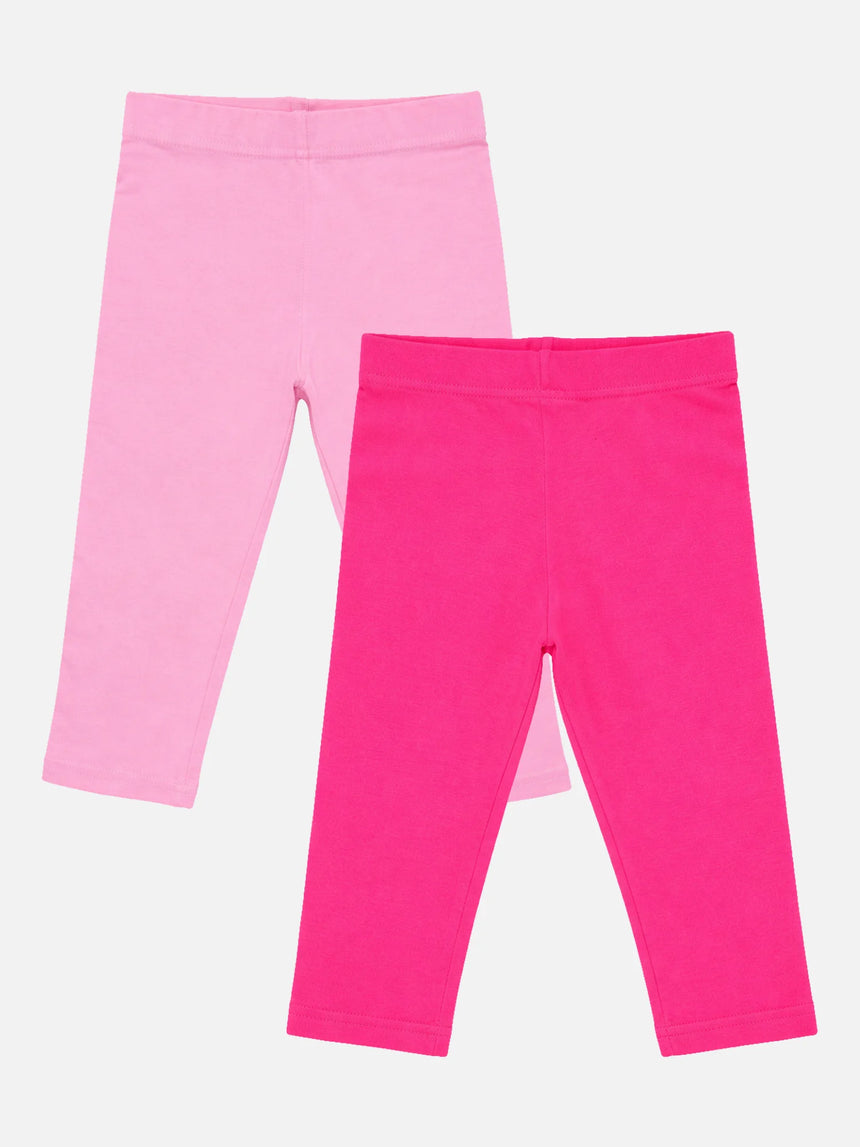 Girls Leggings Pack of 2
