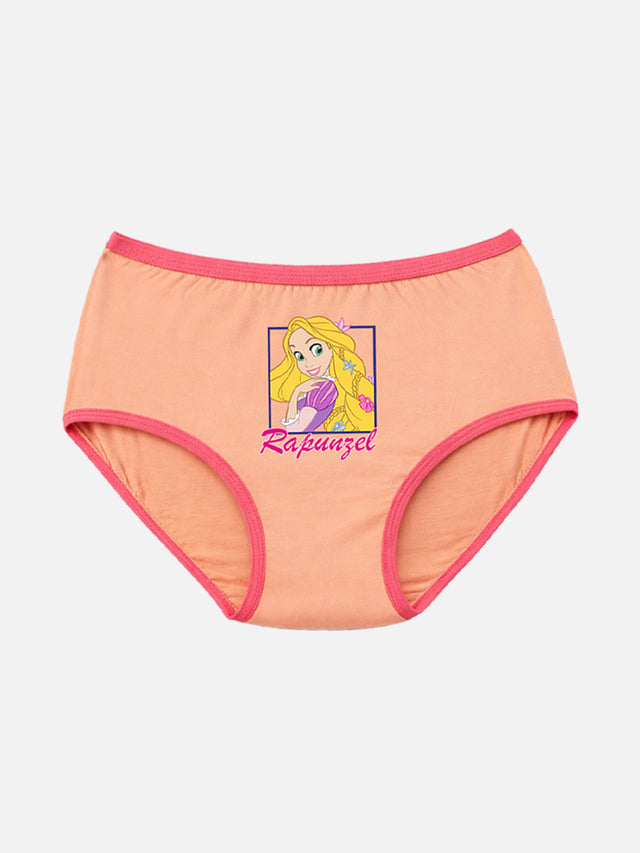 Girls Innerwear Panty Top Elastic Printed for Everyday Comfort, Easy Fit and Innerwear Essentials - Pack of 3