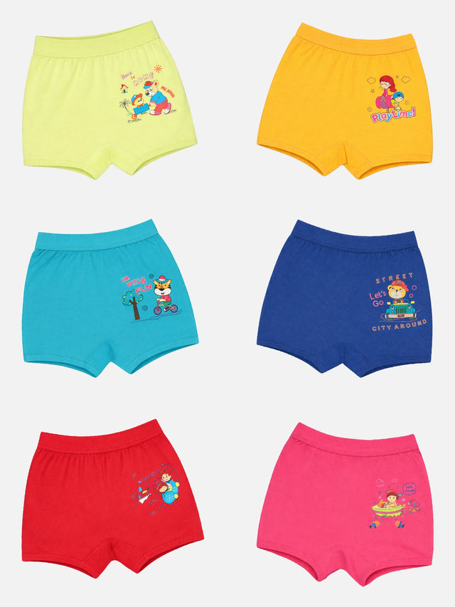 Unisex Cotton Spandex Bloomer Lycra Waistband Pack of 6 - Bodycare
