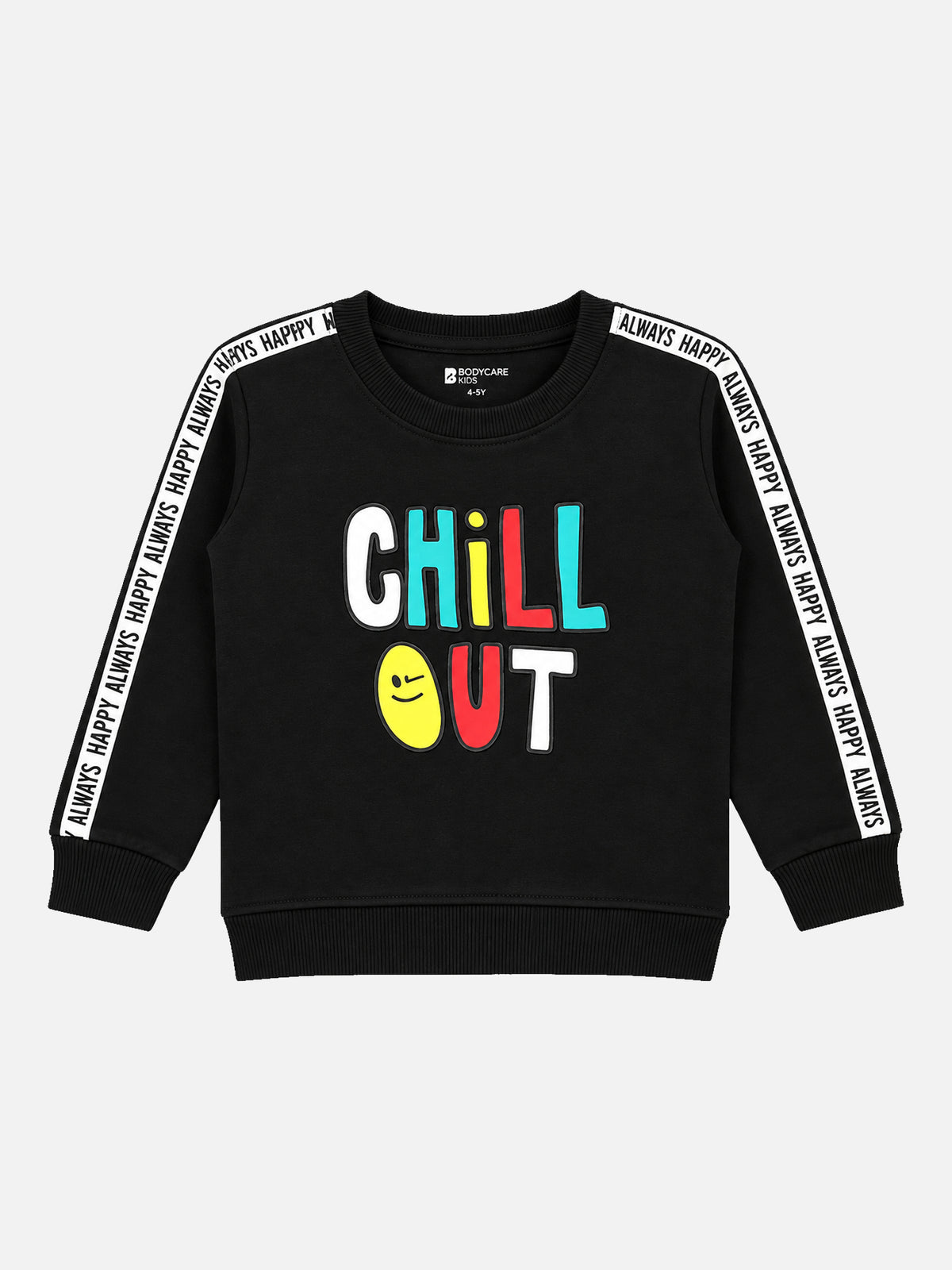 Baby Boys Round Neck Full Sleeve Sweatshirt for Comfortable Casual Styling, Easy Movement and Regular Wear
